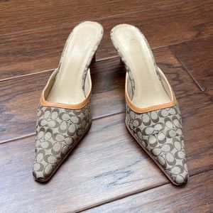 Vintage Coach mules